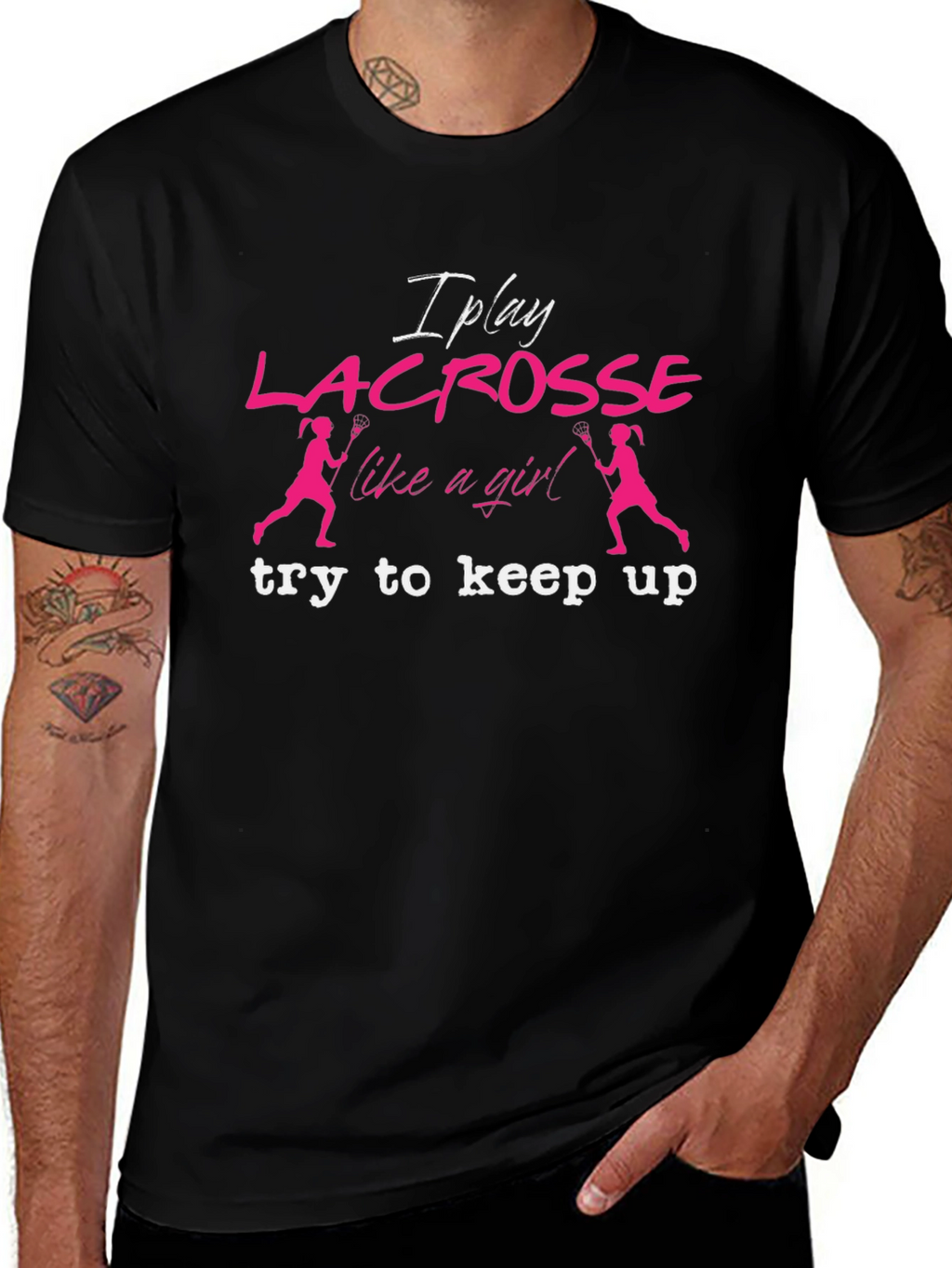 Lacrosse Like A Girl T-Shirt