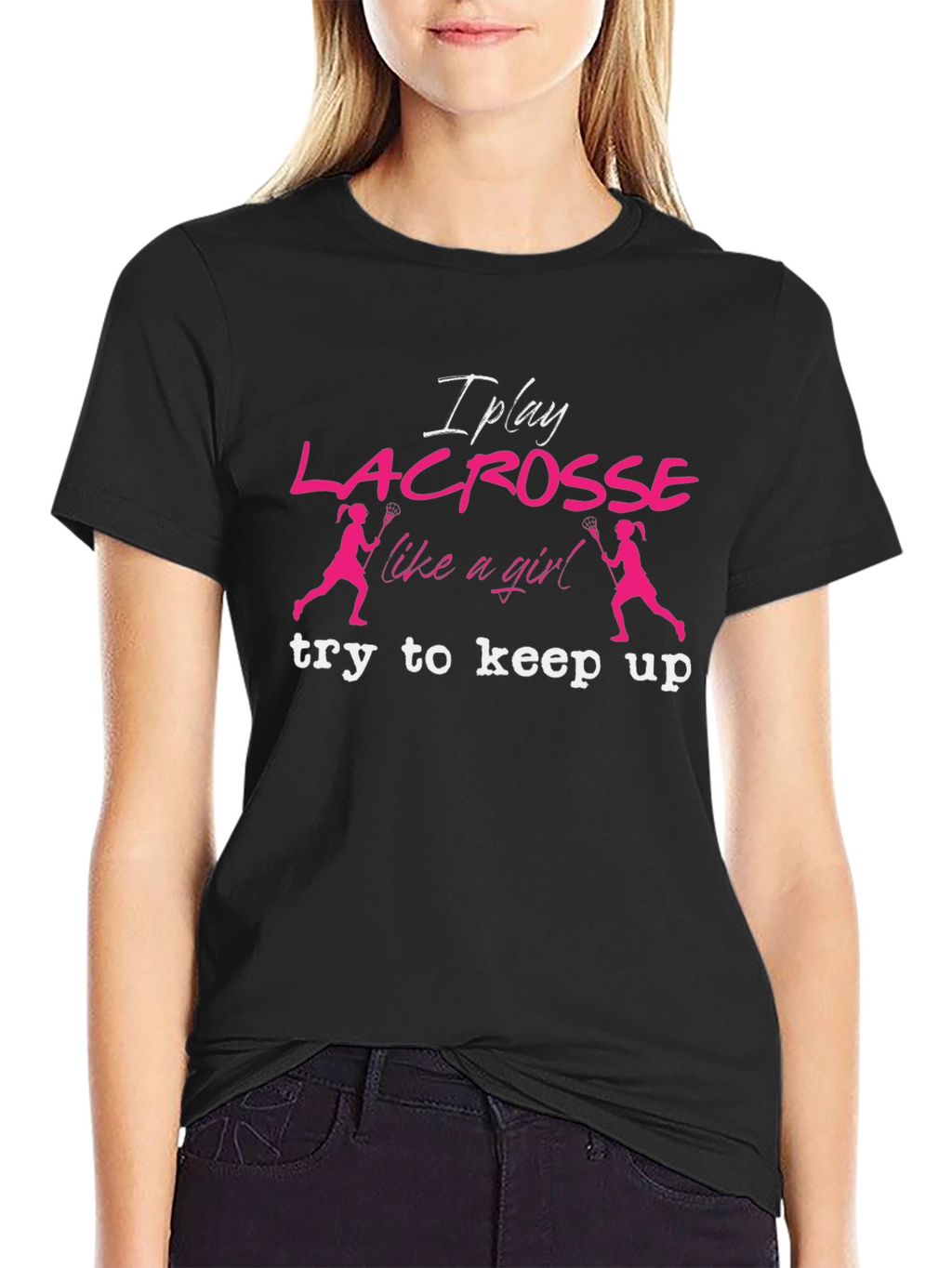 Lacrosse Like A Girl T-Shirt