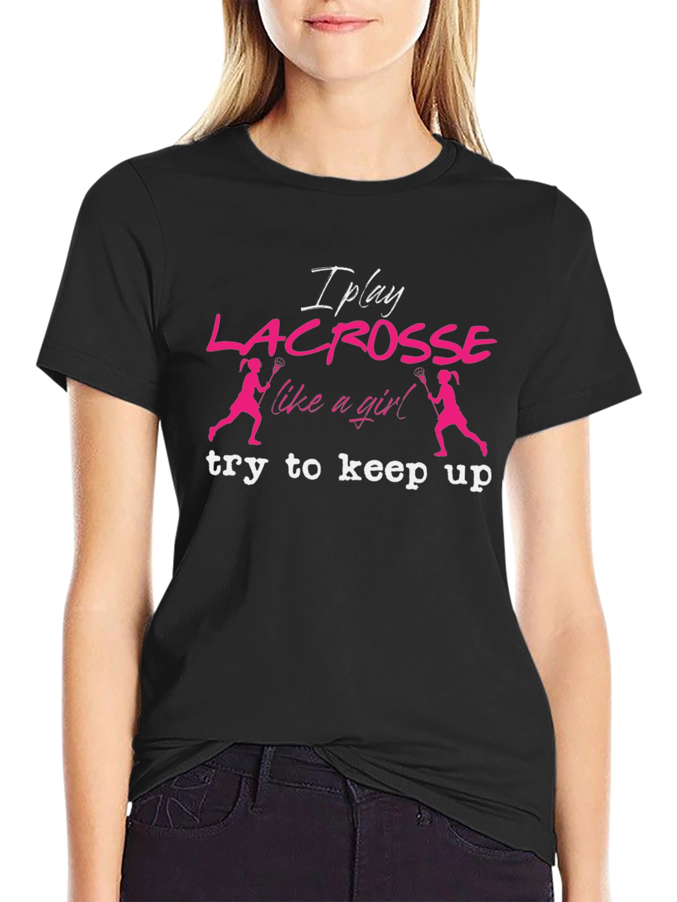 Lacrosse Like A Girl T-Shirt