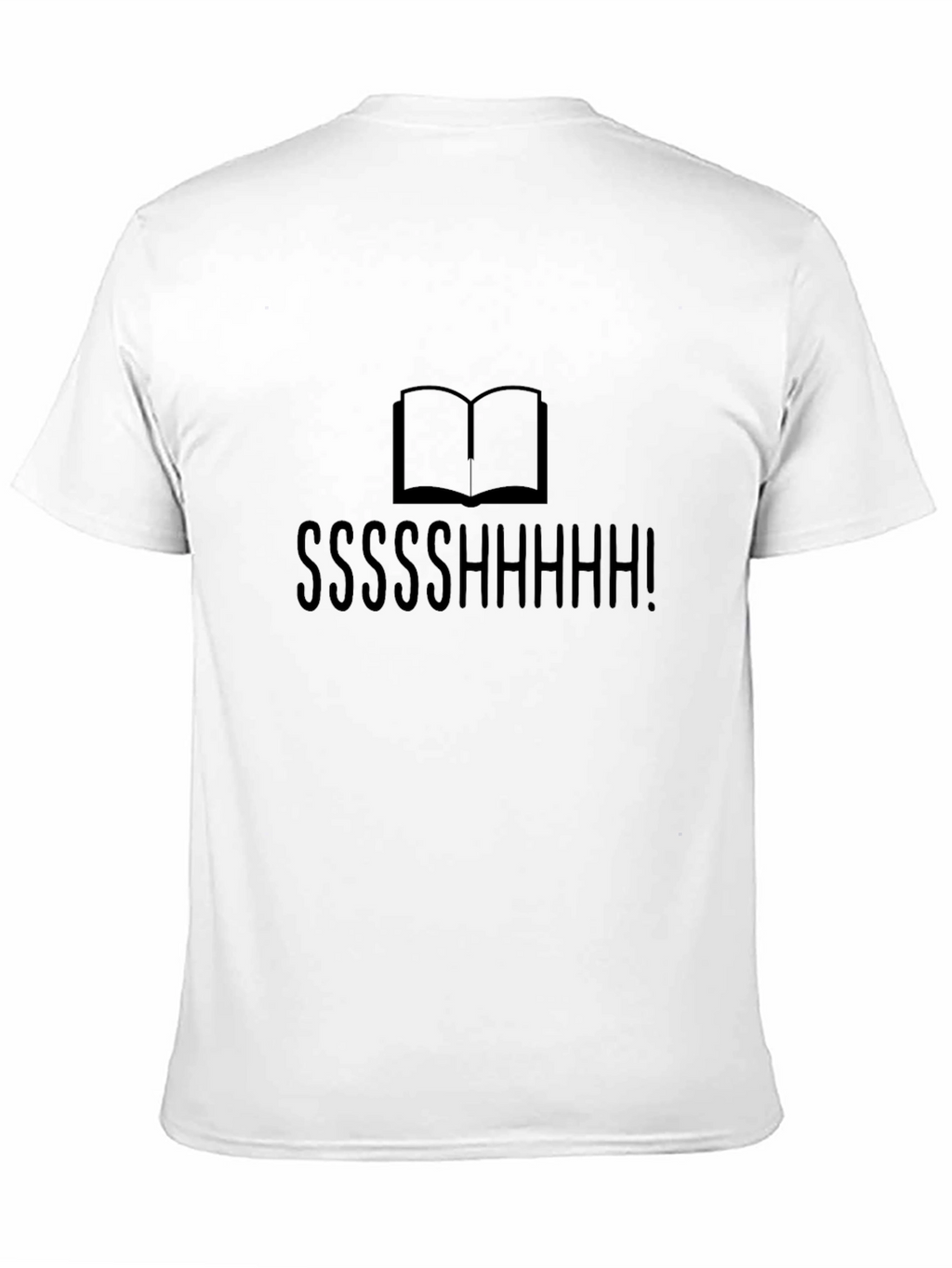 Shhh! Book Lovers Black T-Shirt