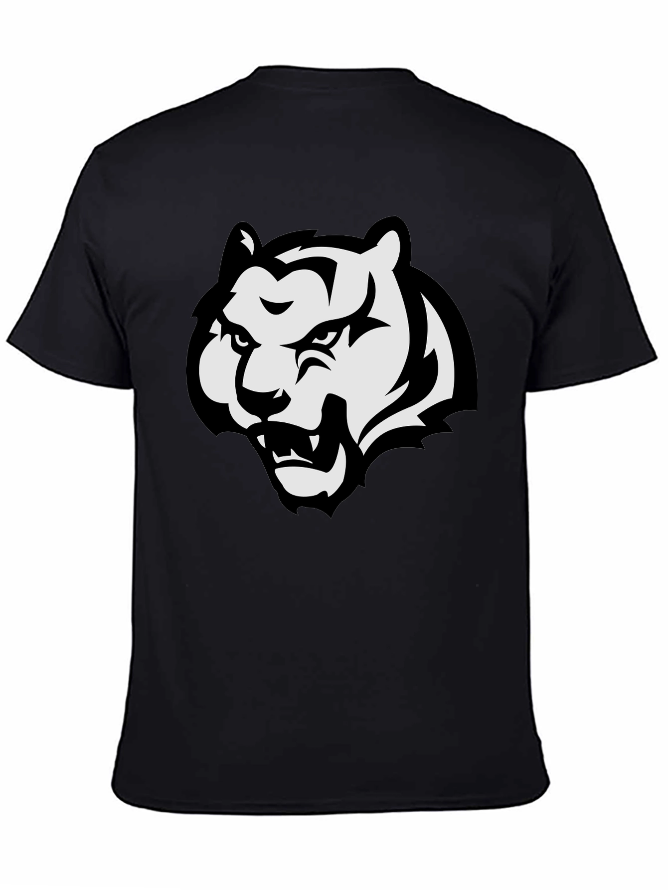 Black Tiger Graphic Tee - Fierce Style!