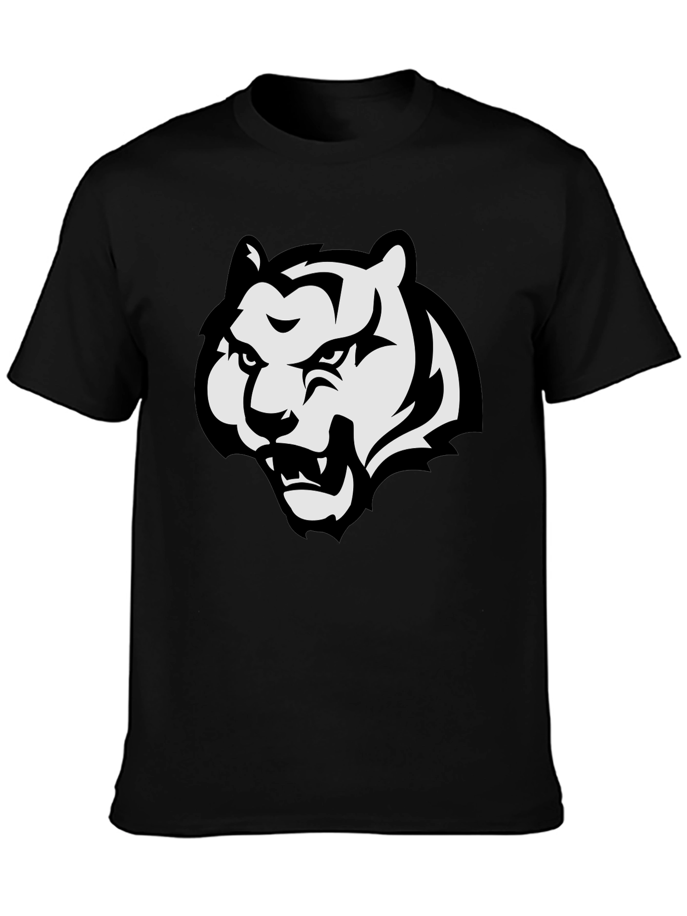 Black Tiger Graphic Tee - Fierce Style!