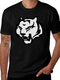 Black Tiger Graphic Tee - Fierce Style!