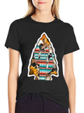 Western Cactus Arrowhead Graphic Tee
