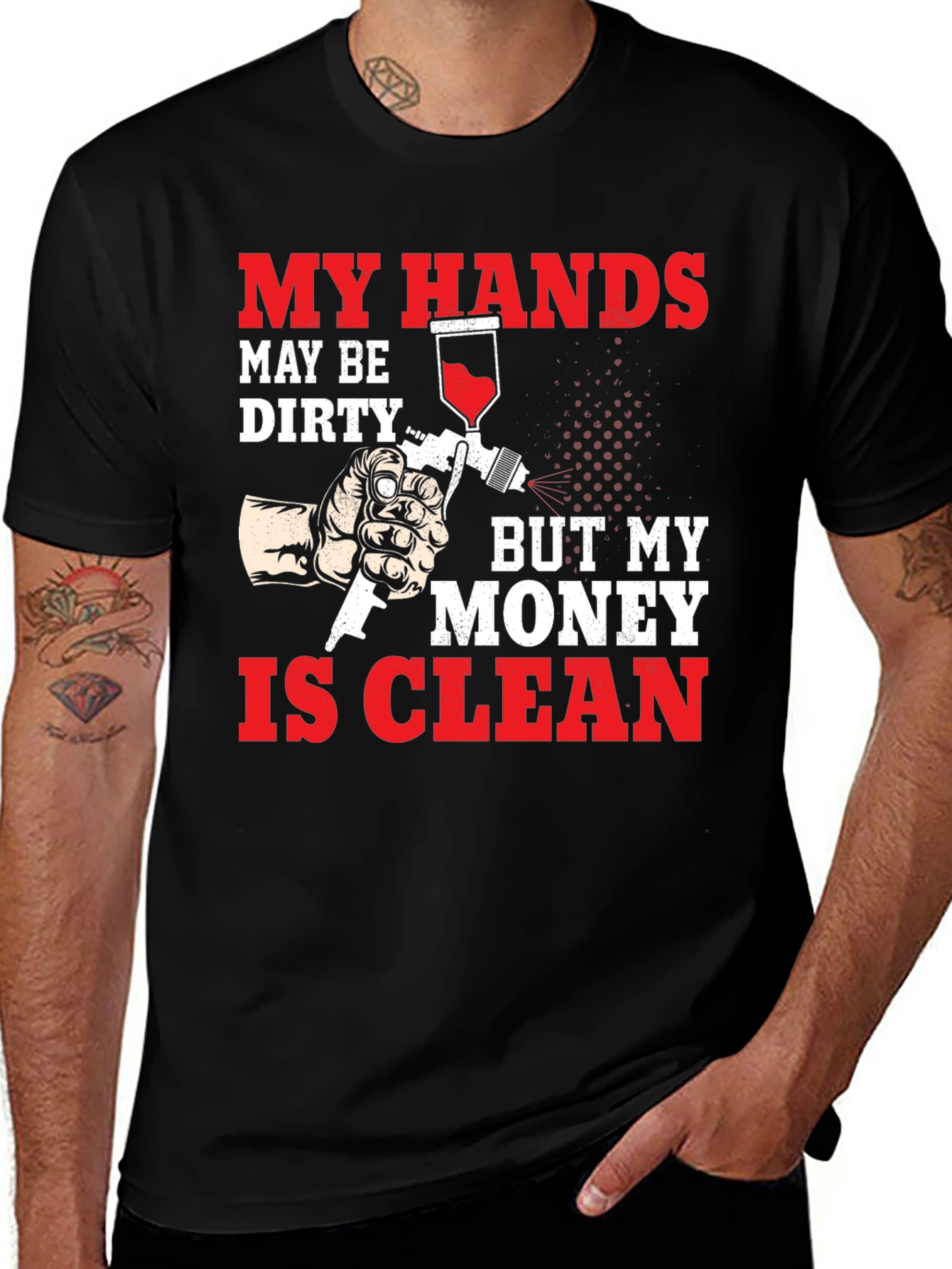 Dirty Hands Clean Money Graphic Tee