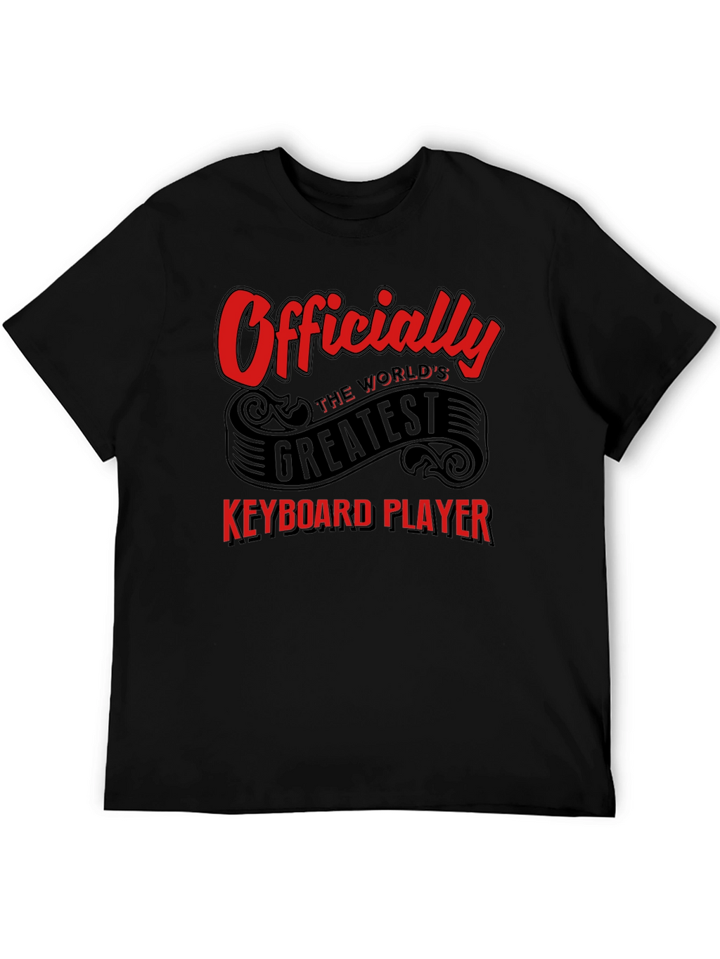 Worlds Greatest Keyboard Player Graphic T-Shirt