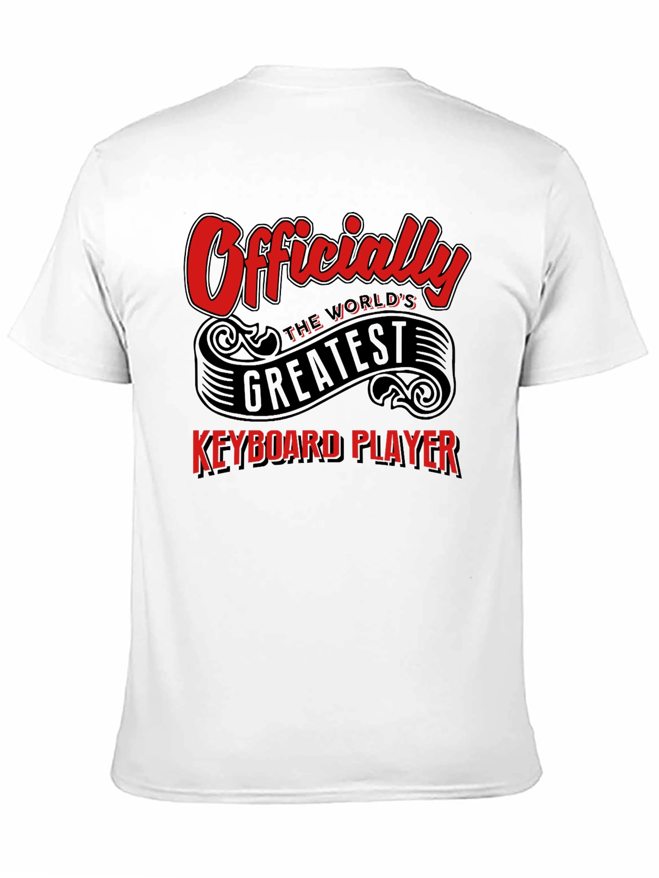 Worlds Greatest Keyboard Player Graphic T-Shirt