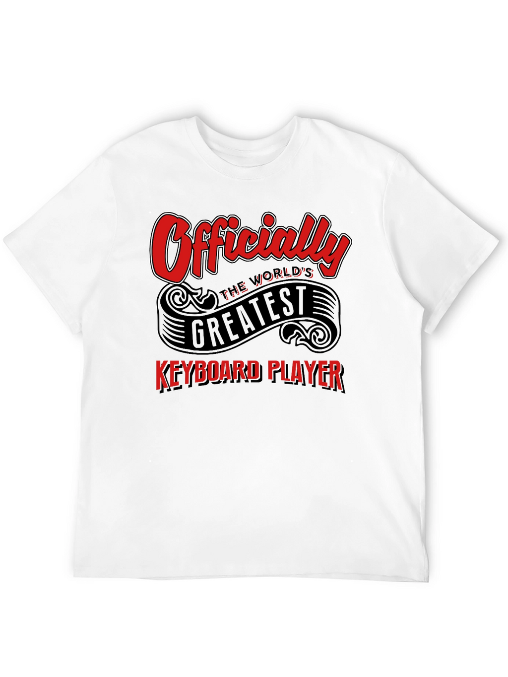 Worlds Greatest Keyboard Player Graphic T-Shirt