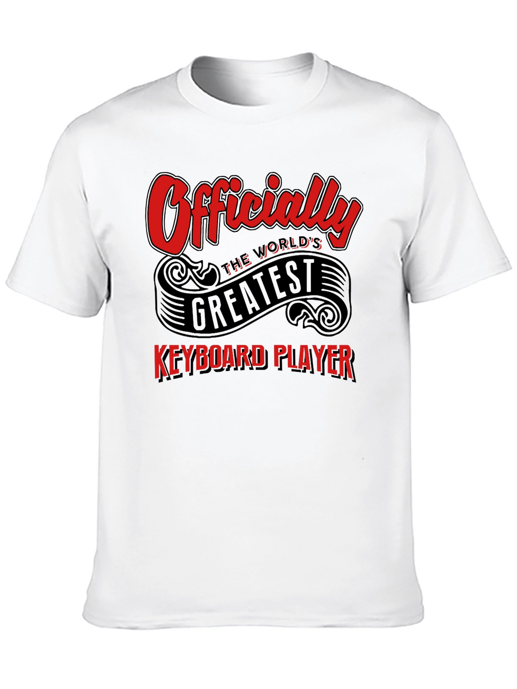 Worlds Greatest Keyboard Player Graphic T-Shirt