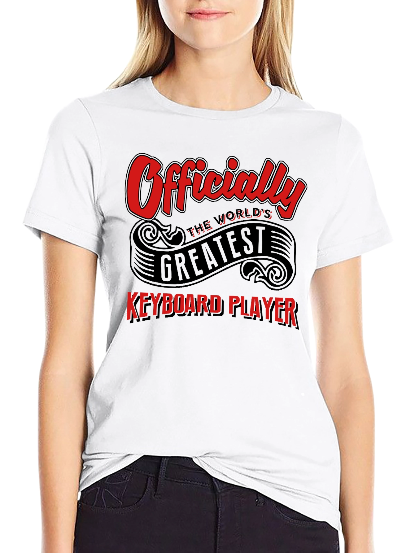 Worlds Greatest Keyboard Player Graphic T-Shirt