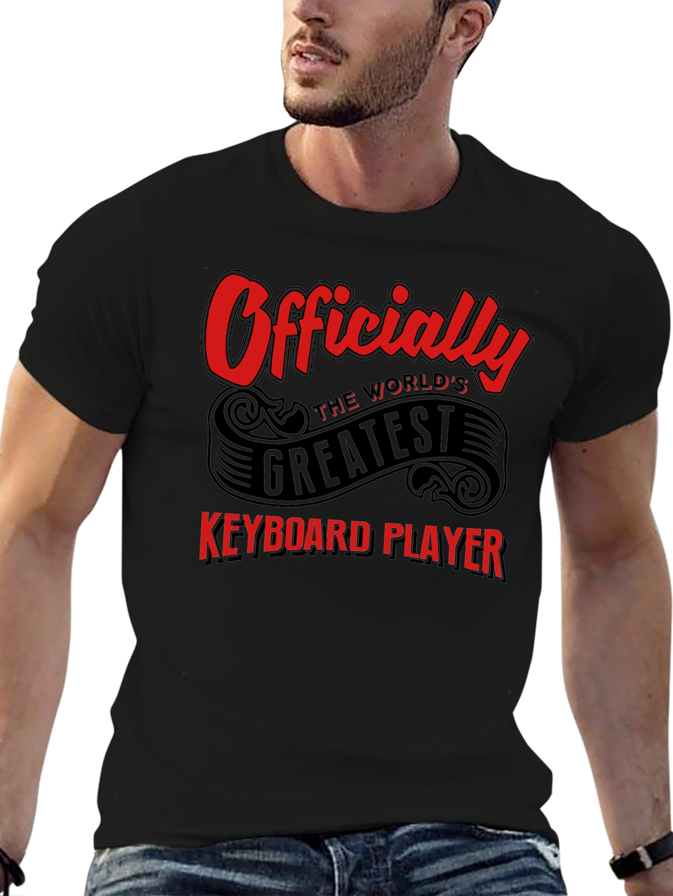 Worlds Greatest Keyboard Player Graphic T-Shirt