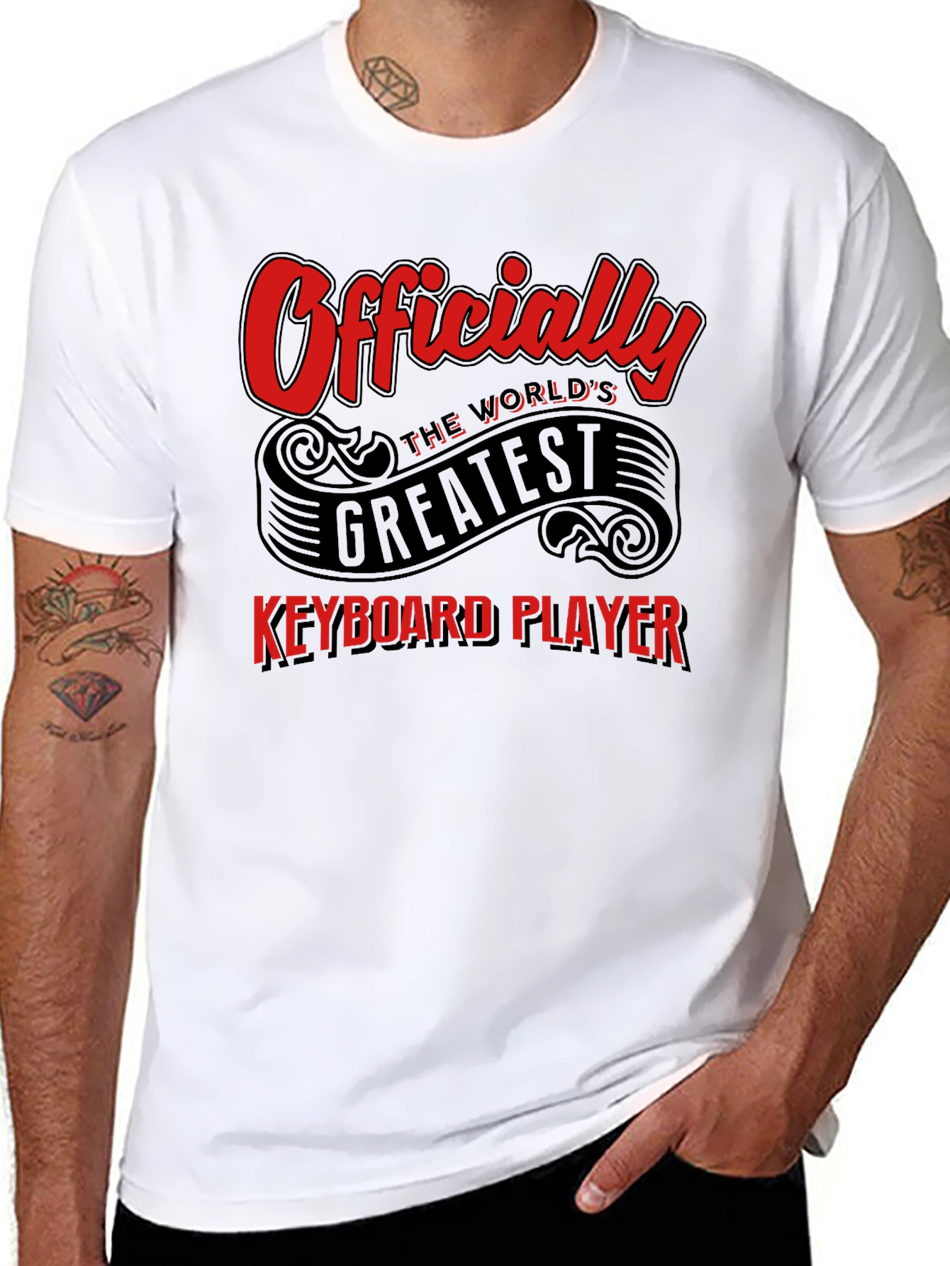Worlds Greatest Keyboard Player Graphic T-Shirt