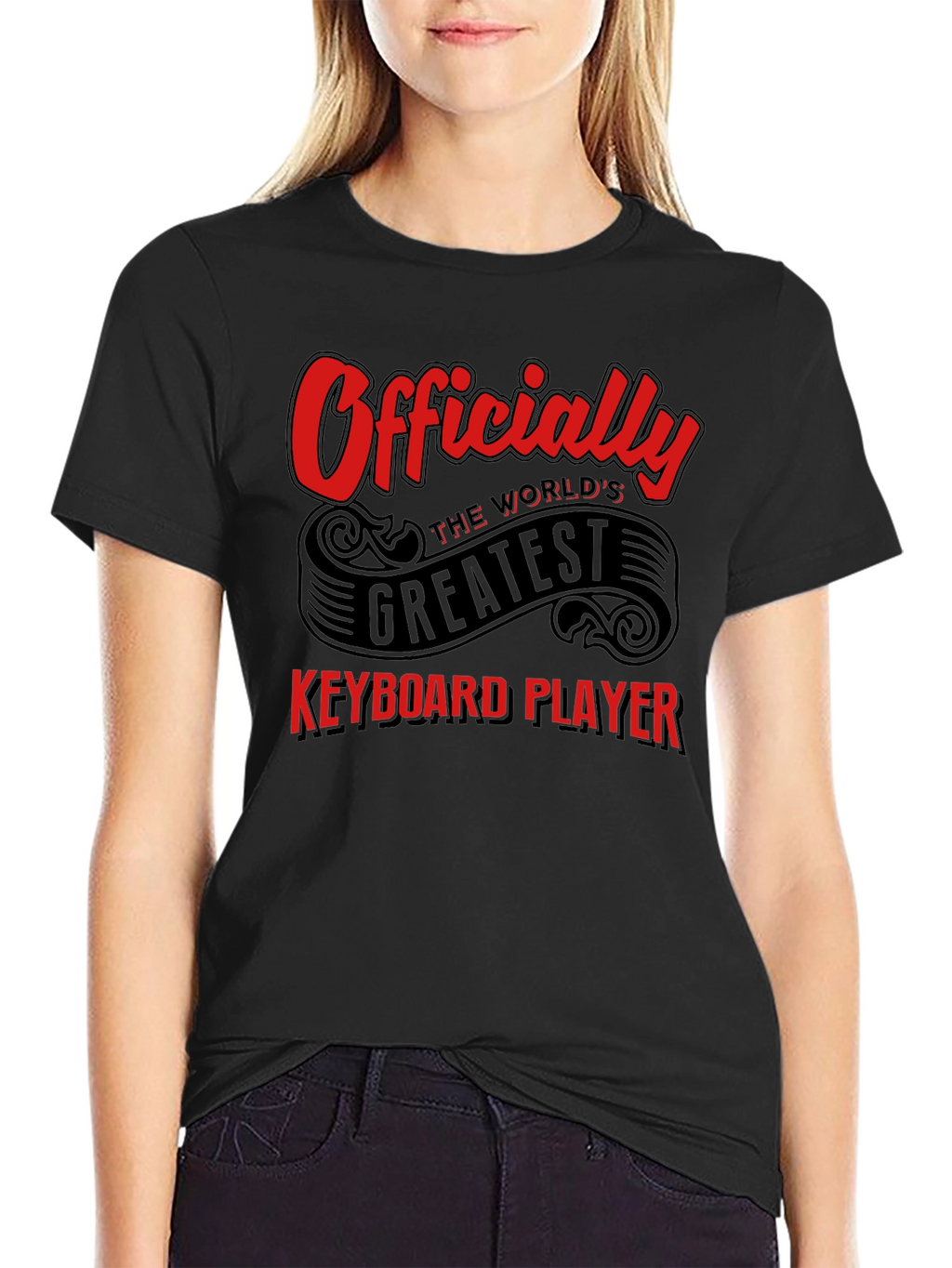 Worlds Greatest Keyboard Player Graphic T-Shirt