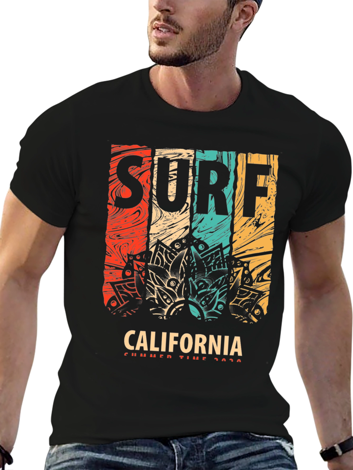 Surf California Graphic T-Shirt