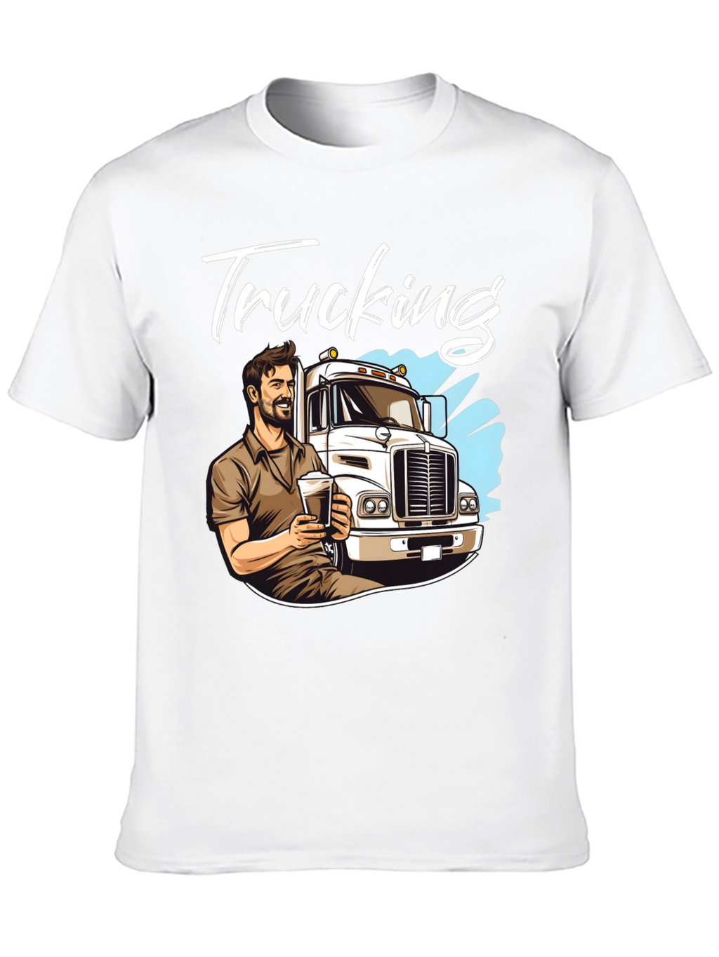 Trucking T-Shirt - Cool Trucker Design