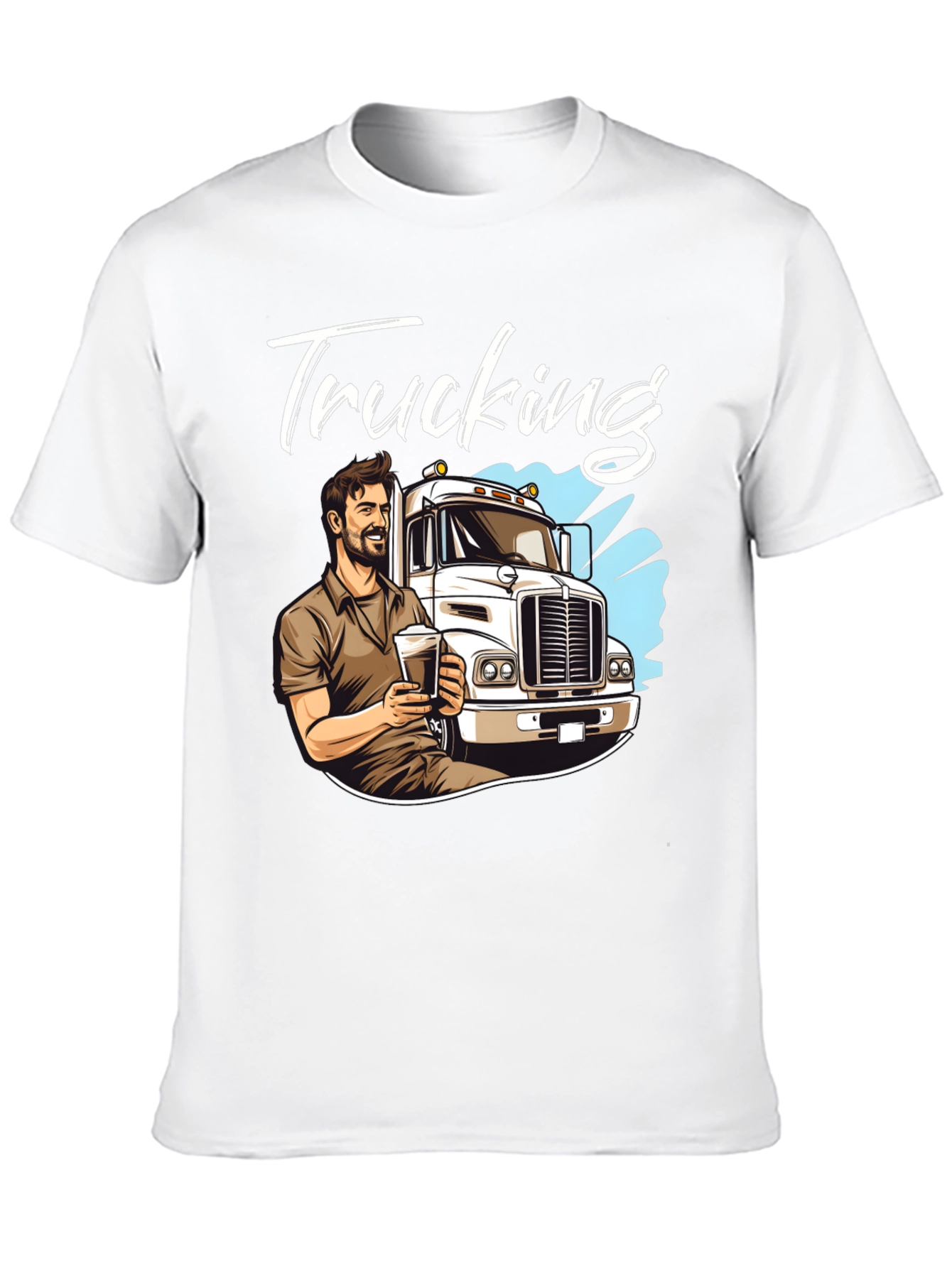 Trucking T-Shirt - Cool Trucker Design