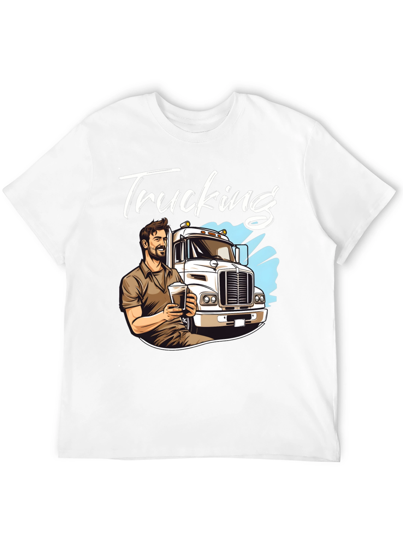 Trucking T-Shirt - Cool Trucker Design