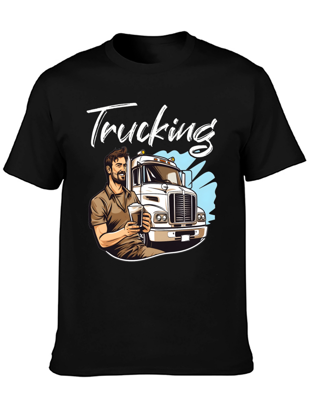 Trucking T-Shirt - Cool Trucker Design