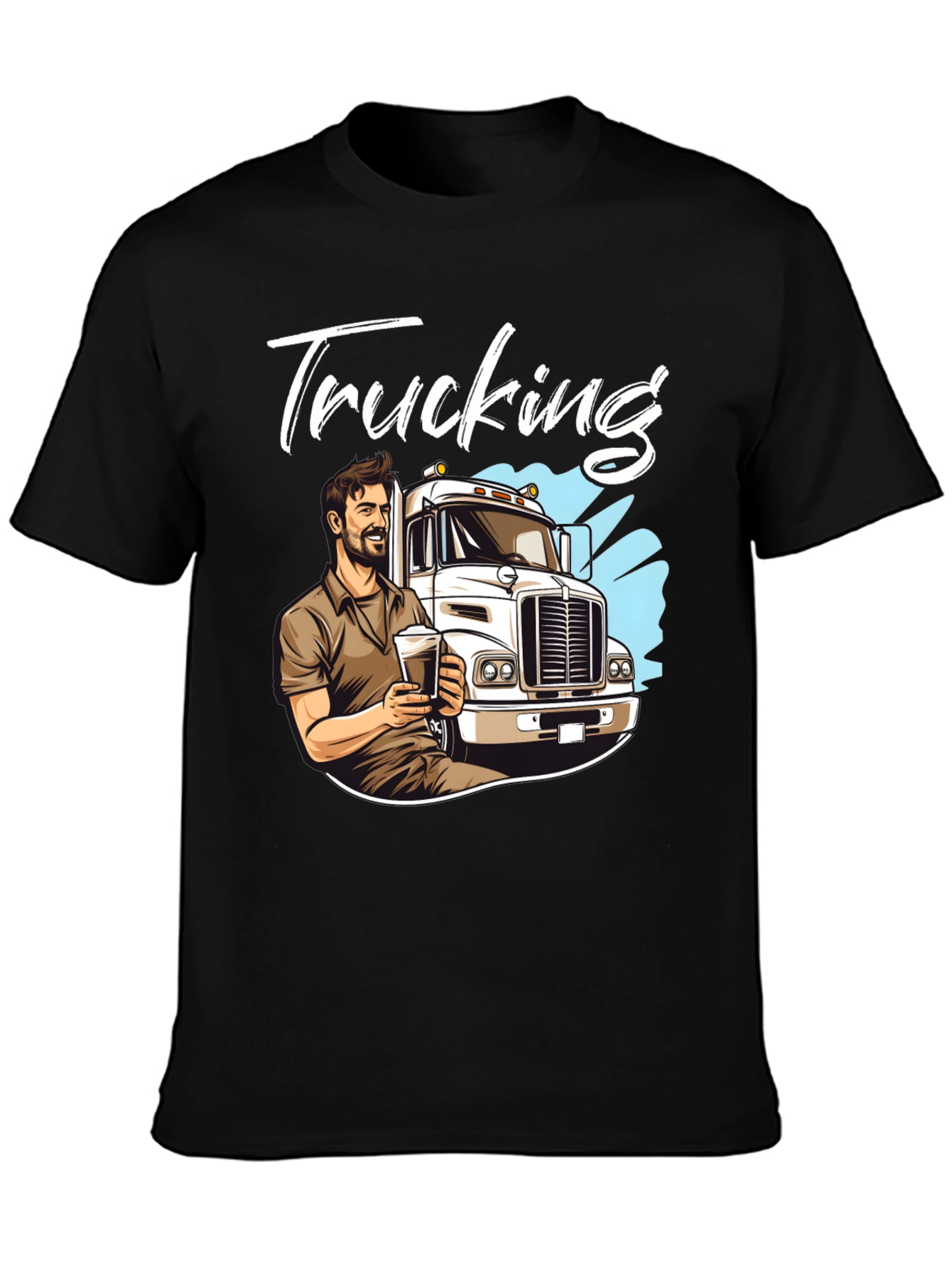 Trucking T-Shirt - Cool Trucker Design