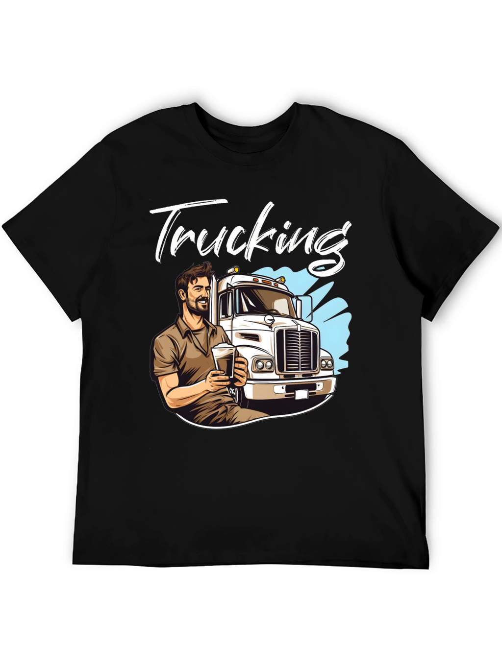 Trucking T-Shirt - Cool Trucker Design