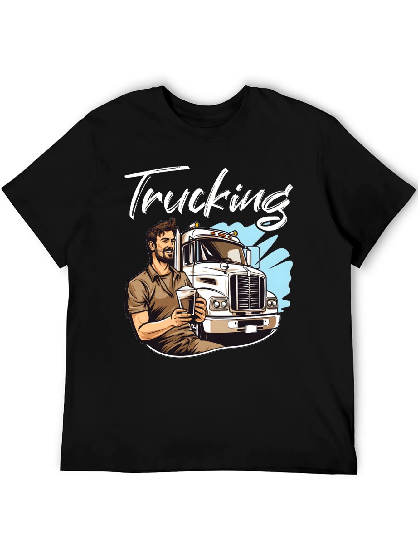 Trucking T-Shirt - Cool Trucker Design