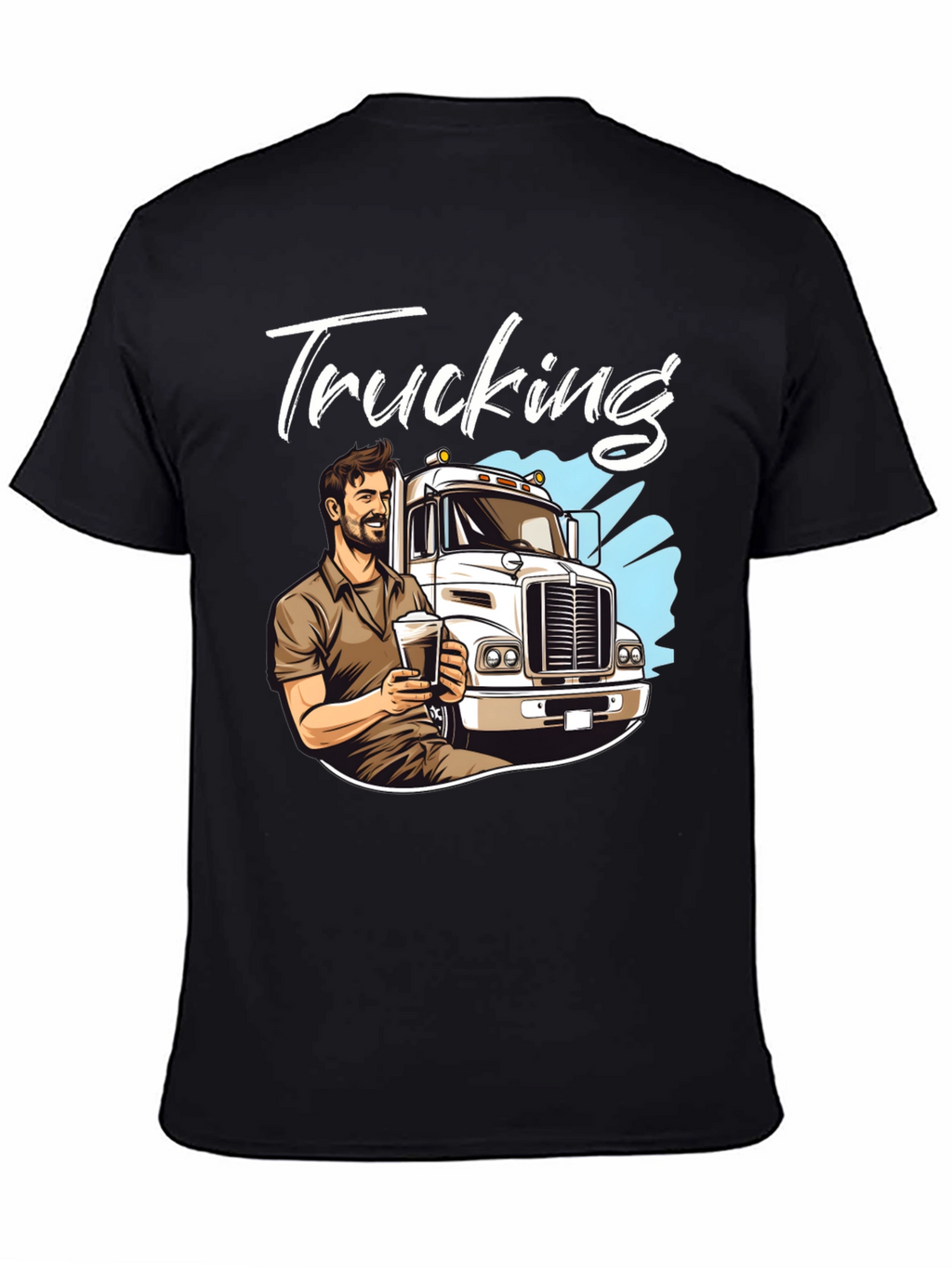 Trucking T-Shirt - Cool Trucker Design