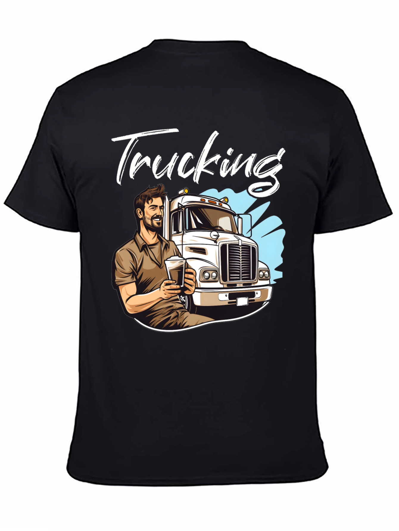 Trucking T-Shirt - Cool Trucker Design