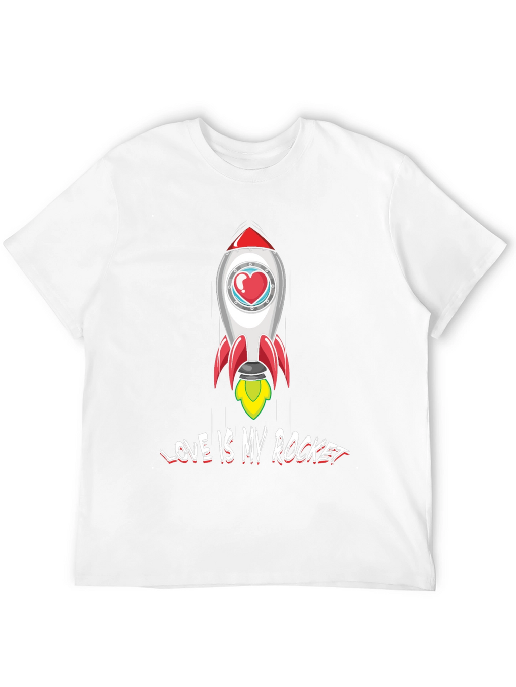 Love is My Rocket Graphic Tee - Unisex