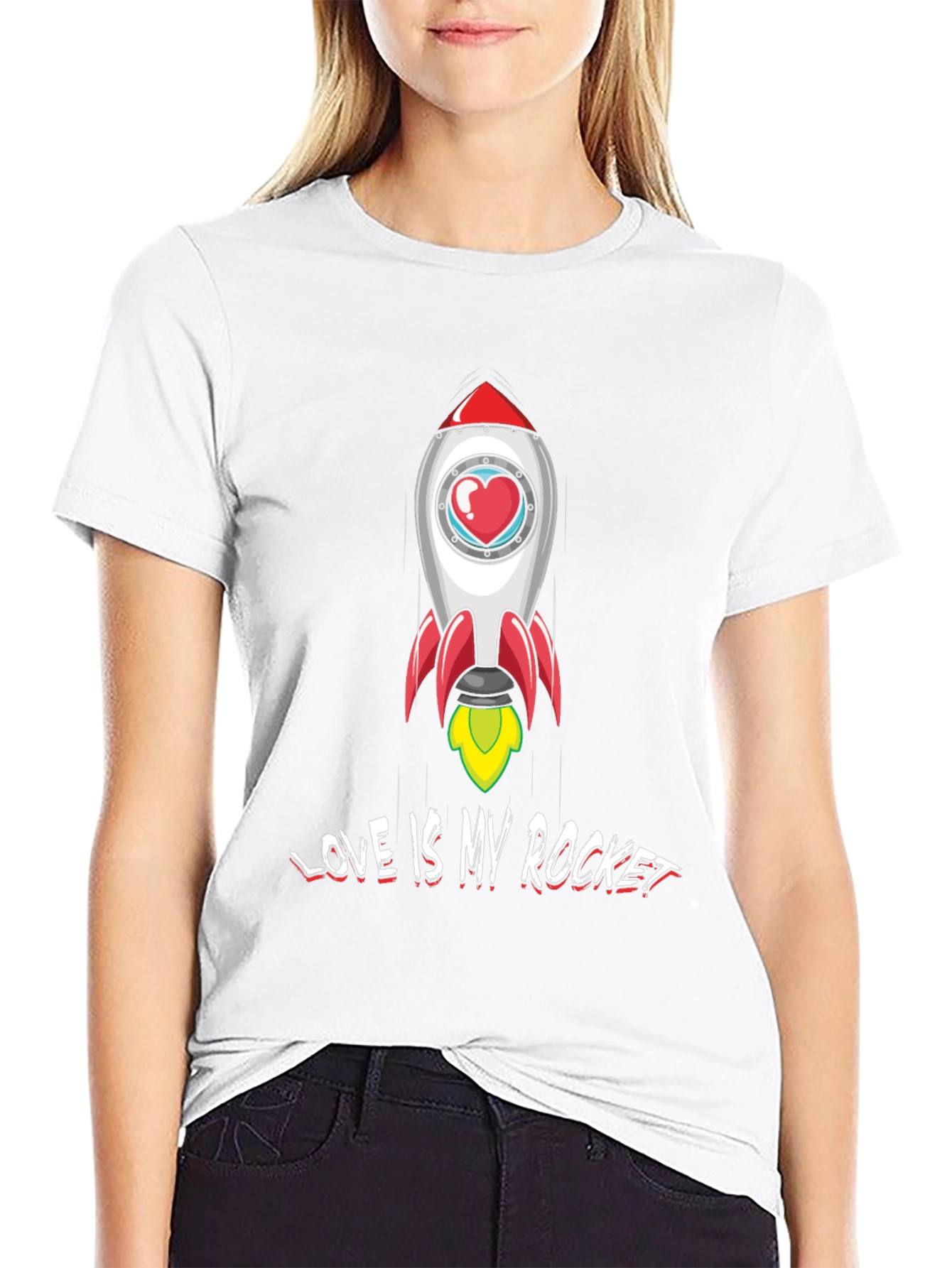 Love is My Rocket Graphic Tee - Unisex