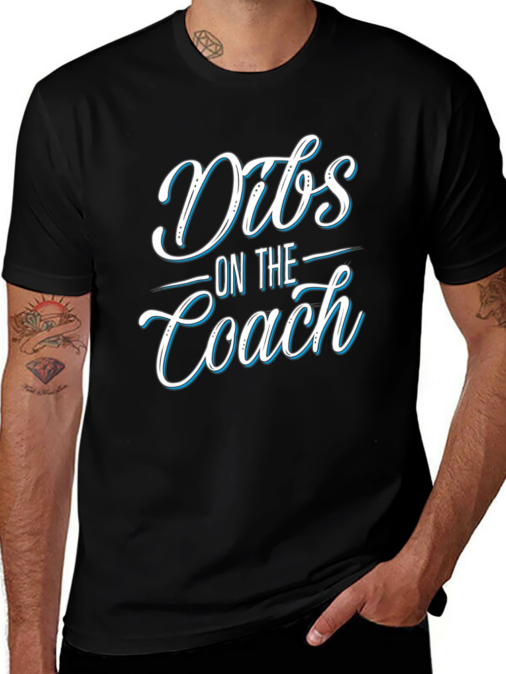 Dibs On The Coach T-Shirt - Novelty Apparel