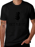 Bass Players Do It Deeper Black T-Shirt