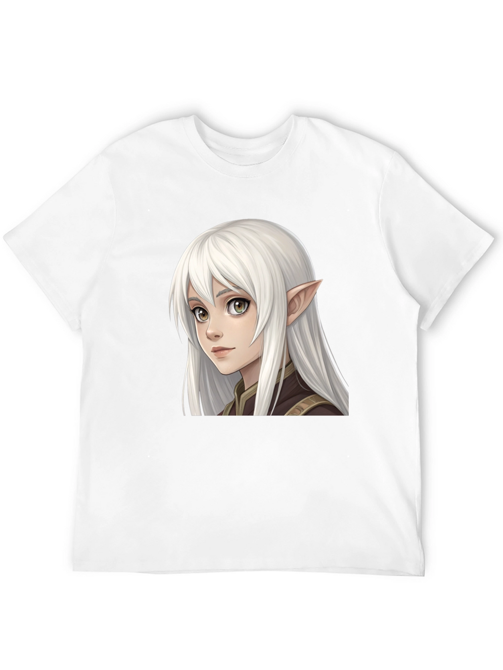 Elf Character Graphic Tee - Unisex Black T-Shirt