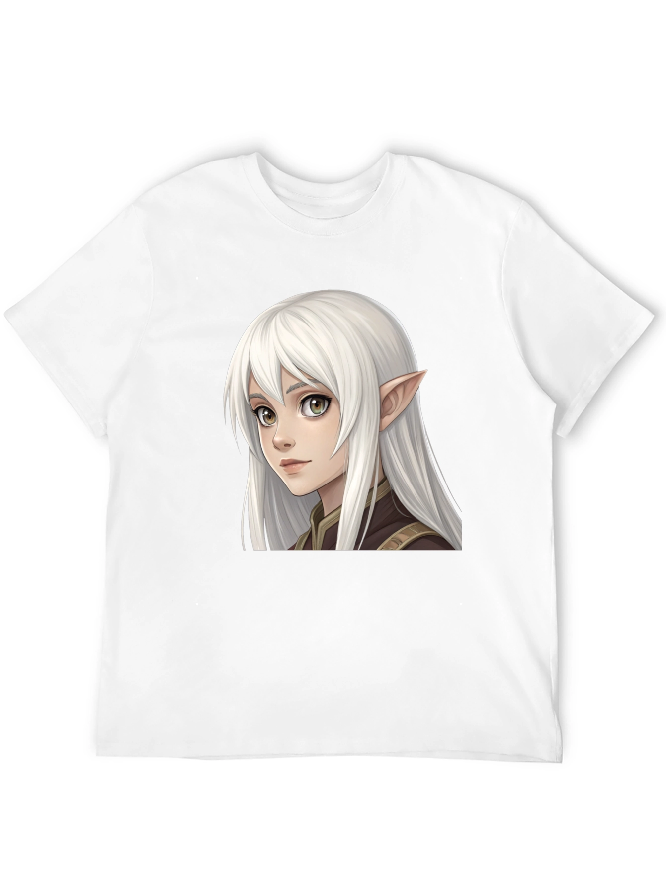 Elf Character Graphic Tee - Unisex Black T-Shirt