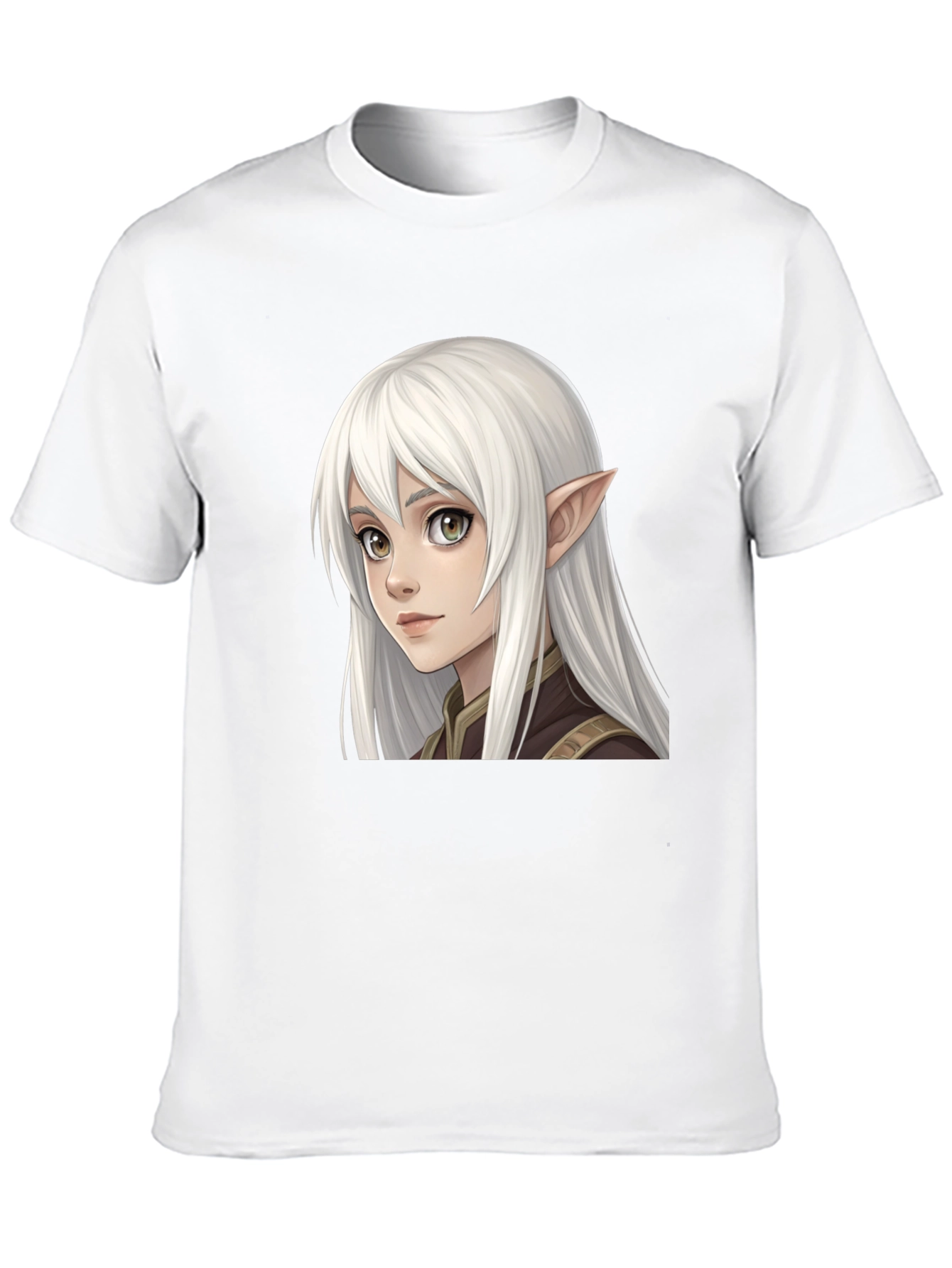 Elf Character Graphic Tee - Unisex Black T-Shirt