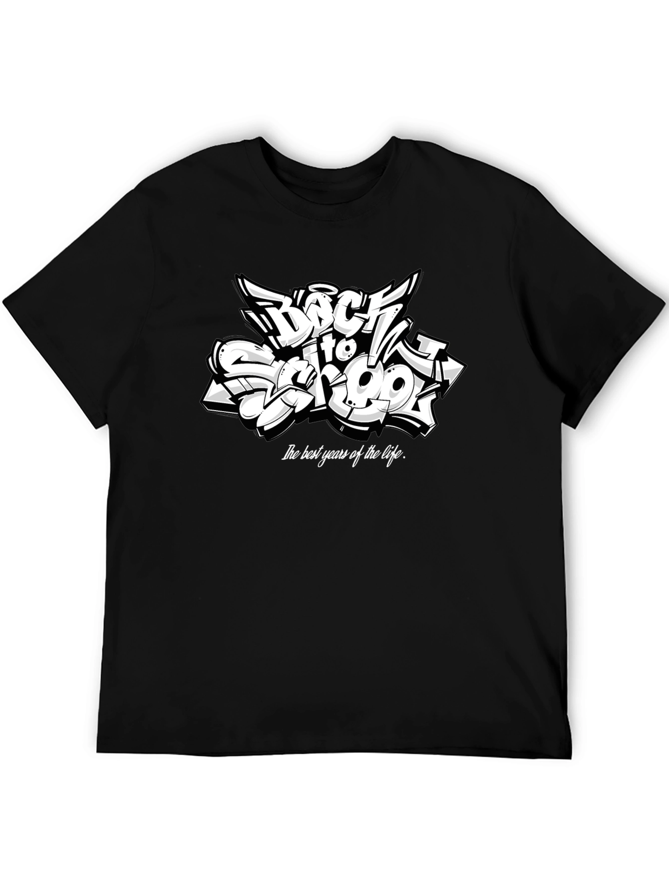 Back To School Black T-Shirt