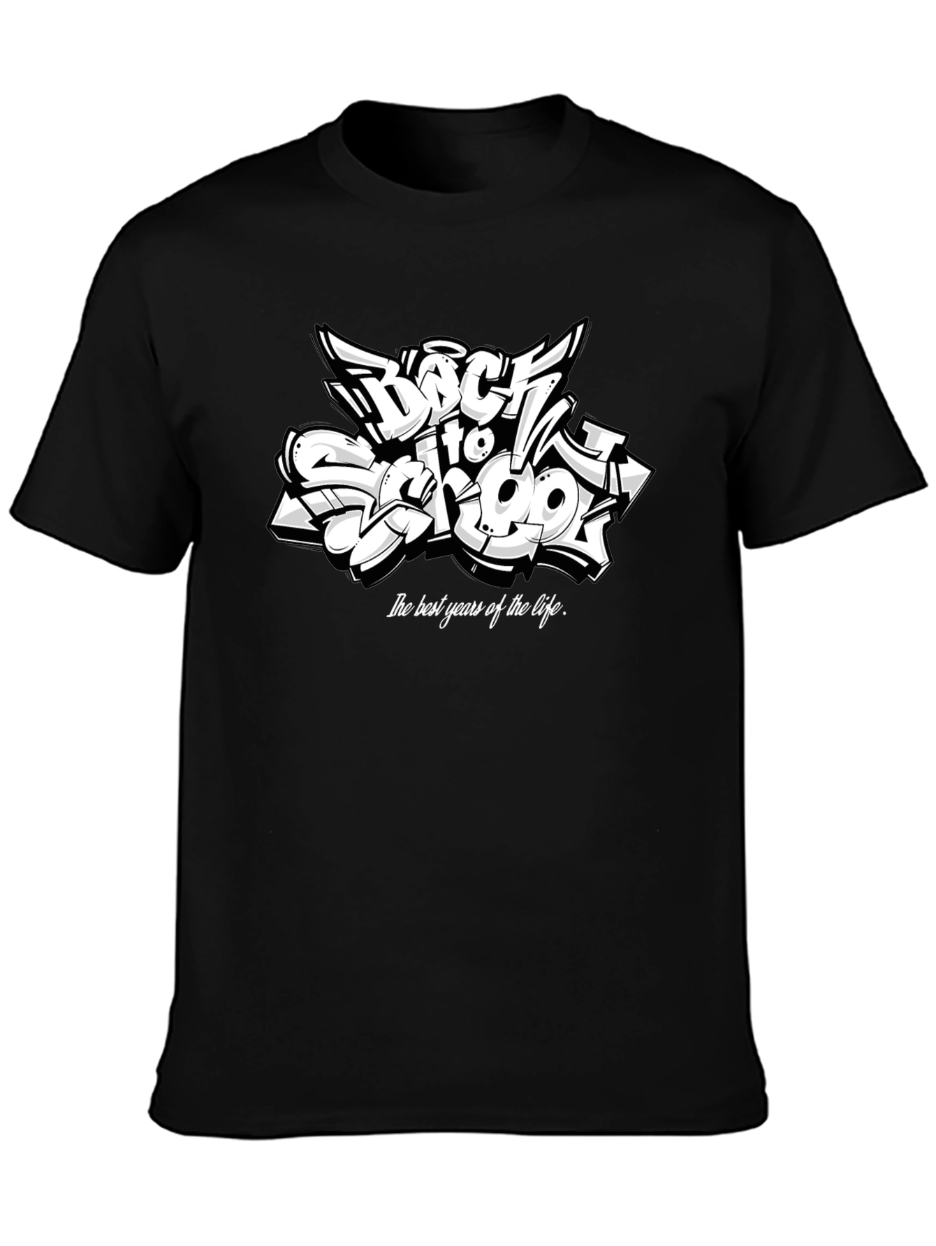 Back To School Black T-Shirt