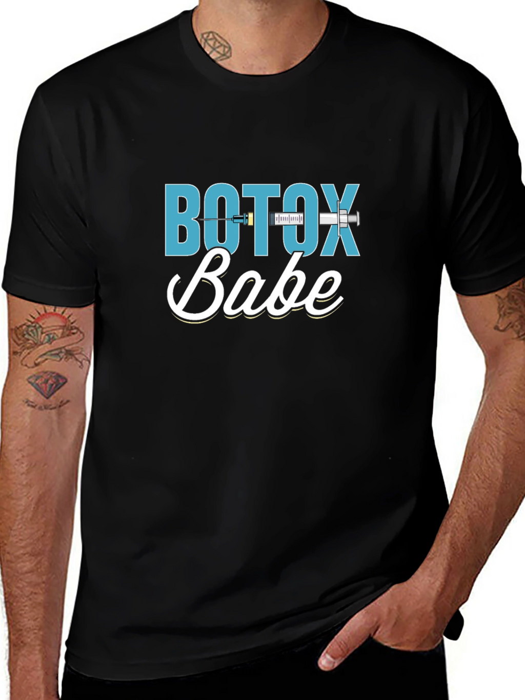Botox Babe Graphic T-Shirt - Black