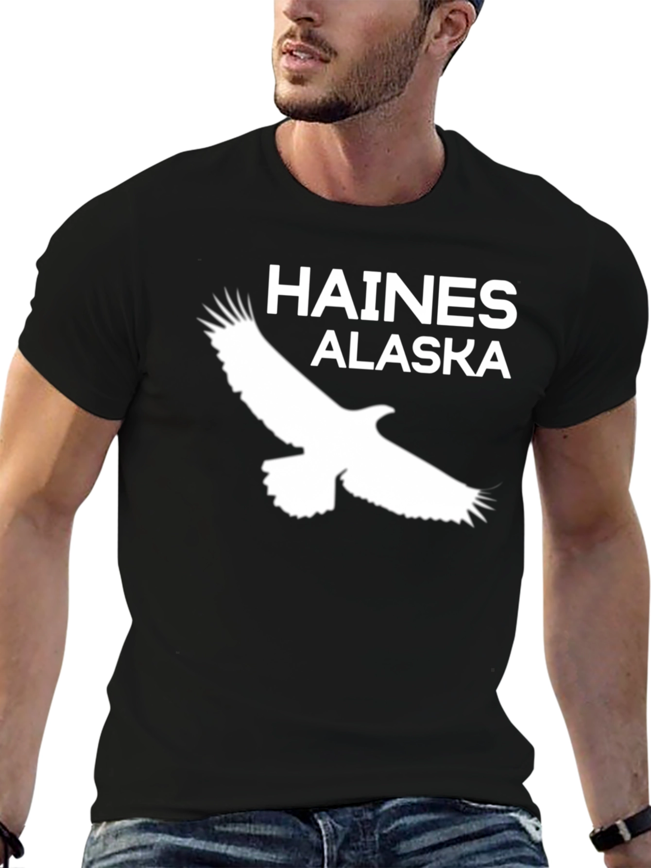 Haines Alaska Eagle Graphic T-Shirt