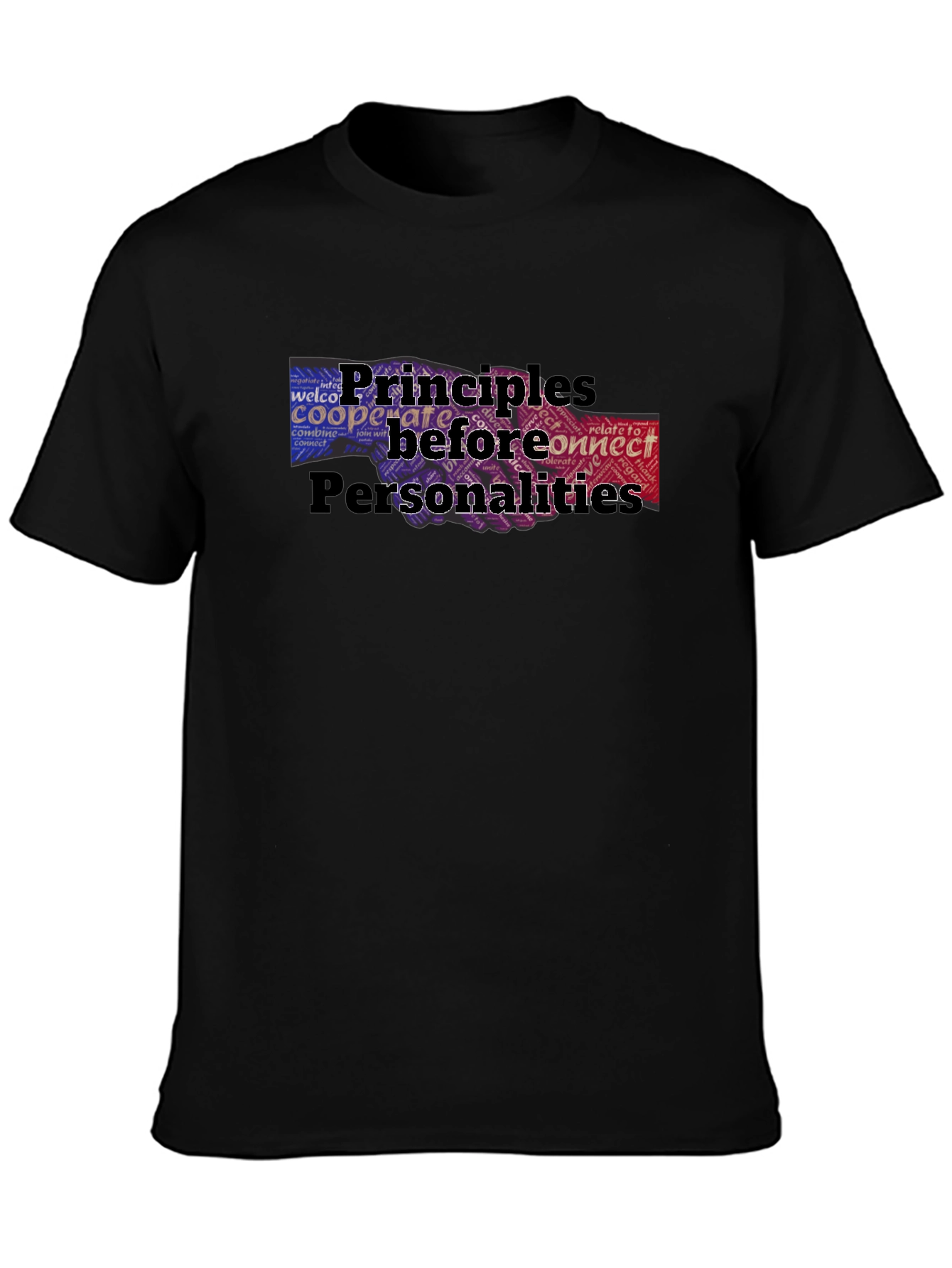 Principles Before Personalities Graphic T-Shirt