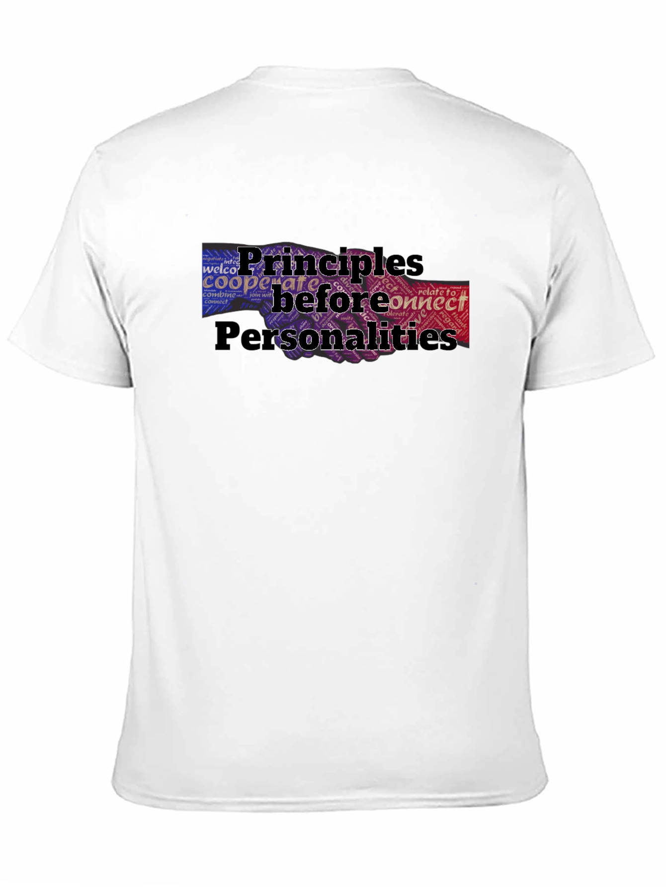 Principles Before Personalities Graphic T-Shirt