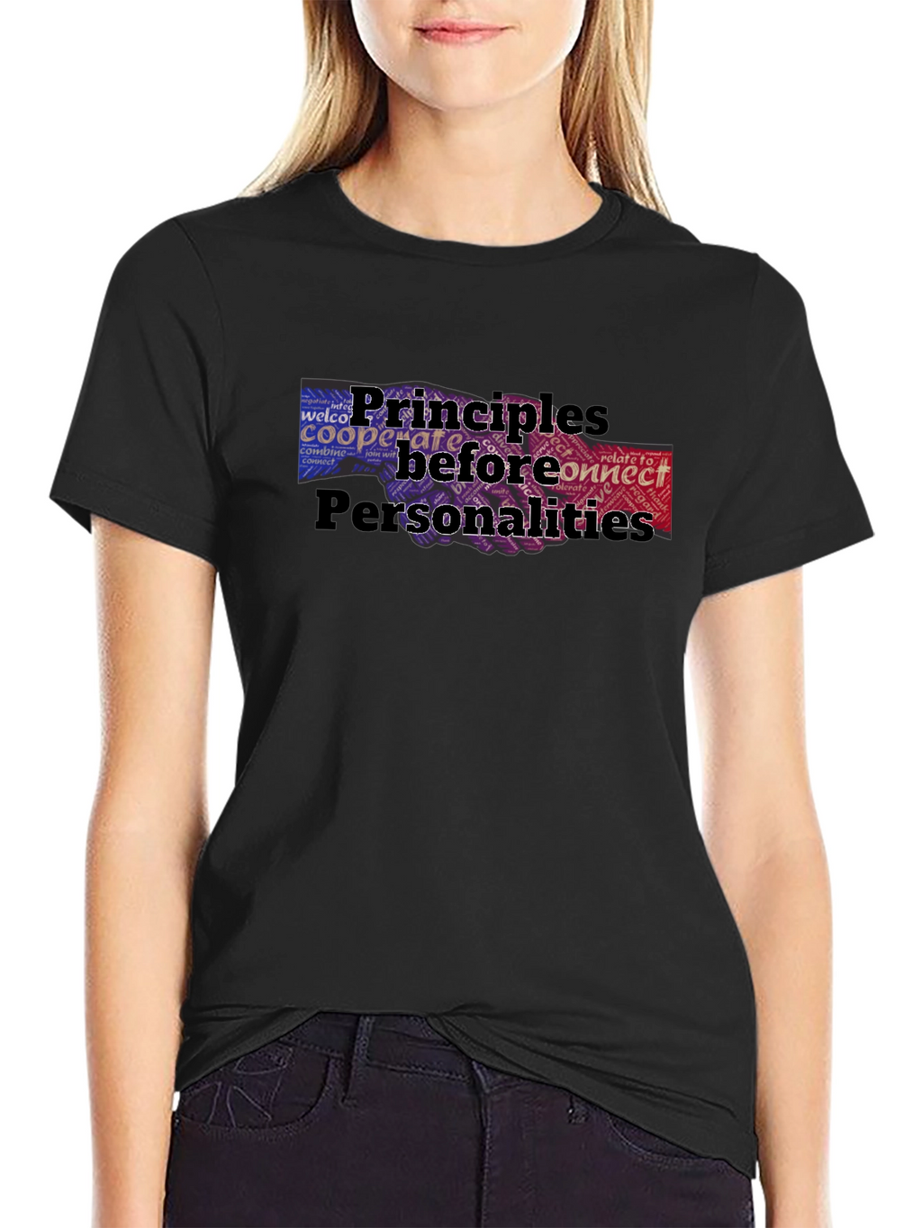 Principles Before Personalities Graphic T-Shirt