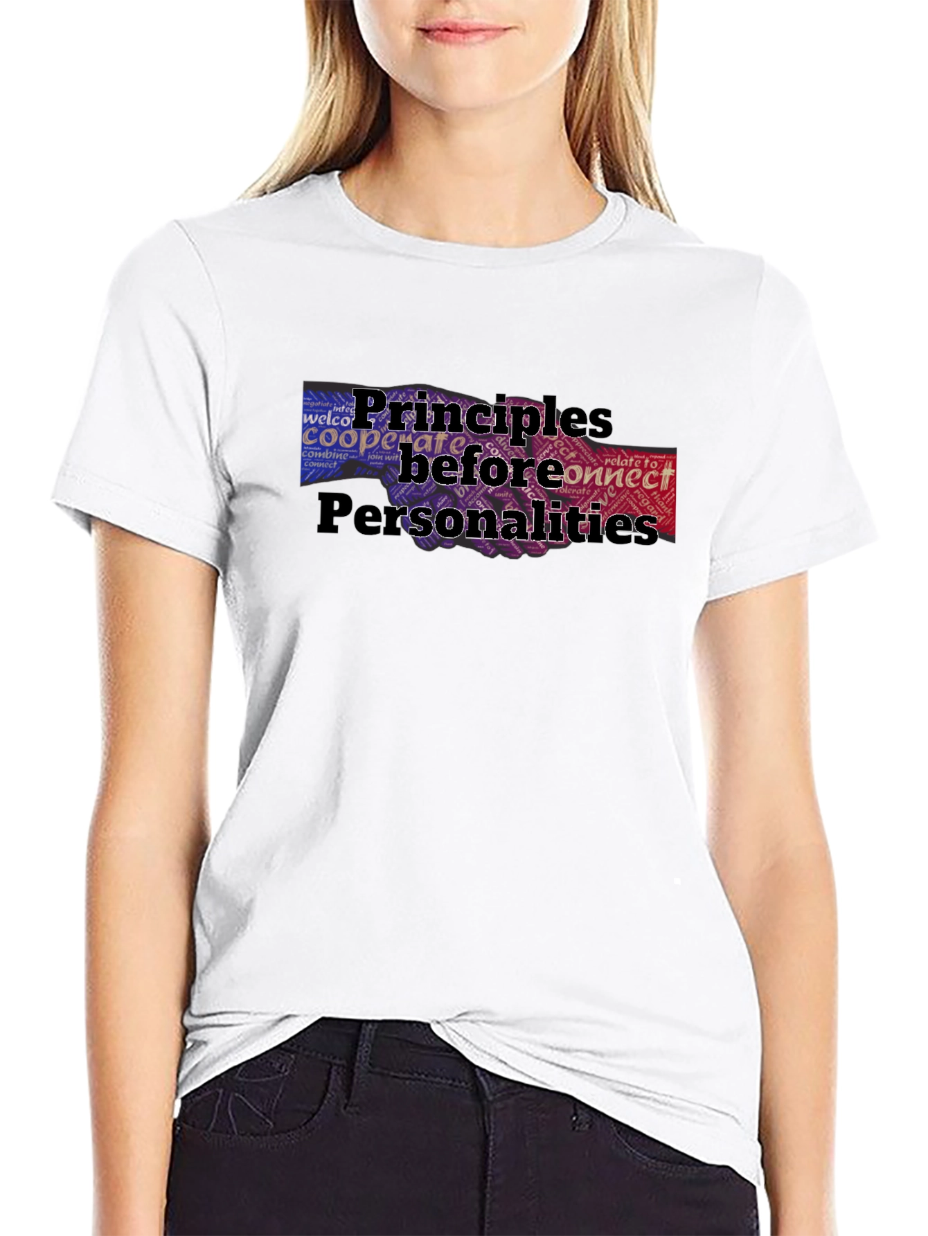 Principles Before Personalities Graphic T-Shirt