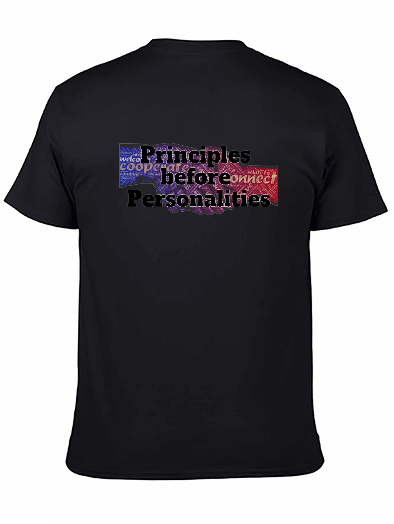 Principles Before Personalities Graphic T-Shirt