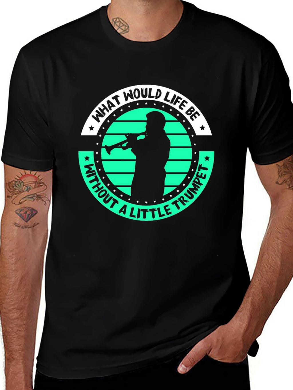 Trumpet Player Graphic T-Shirt