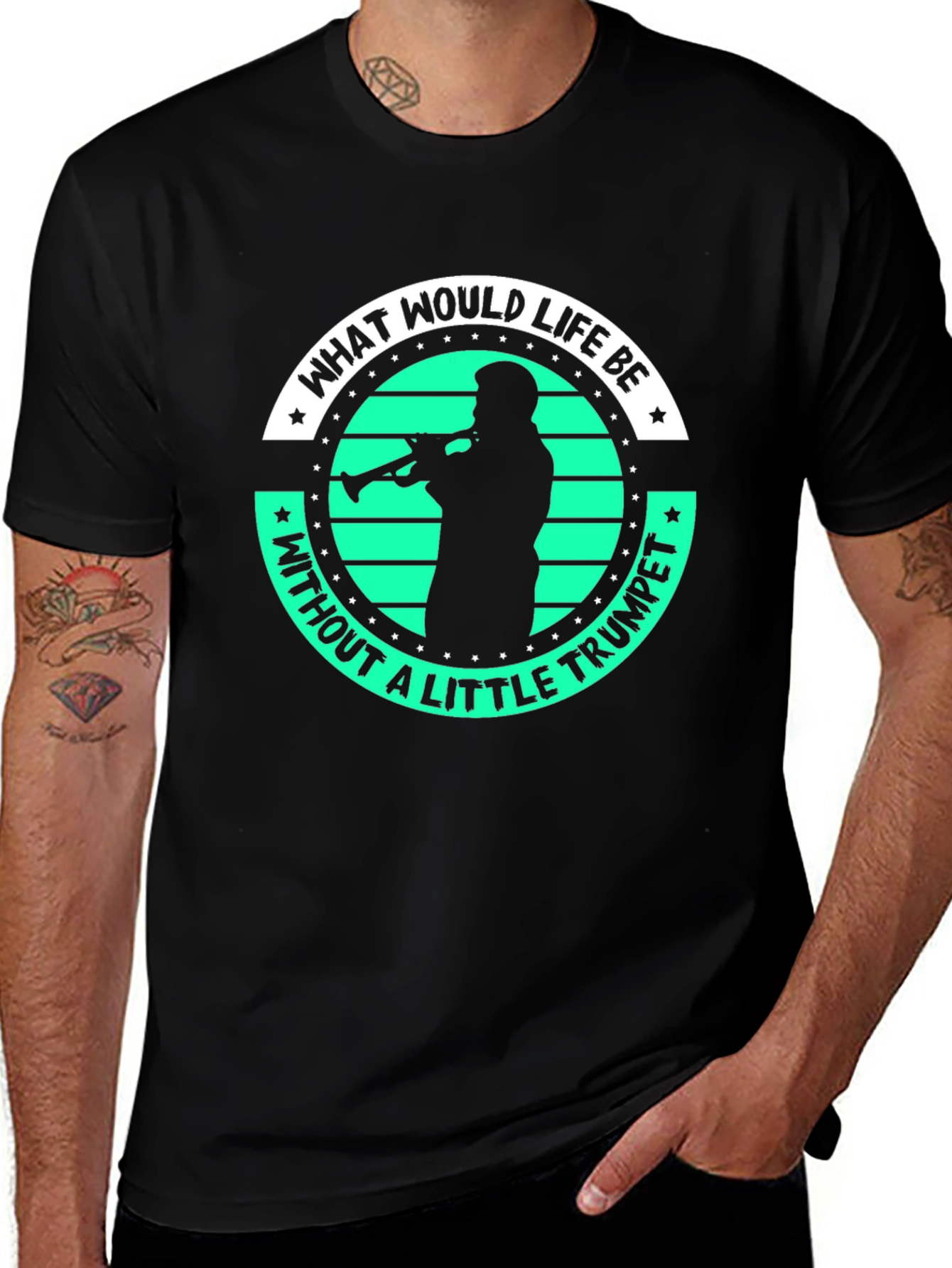 Trumpet Player Graphic T-Shirt