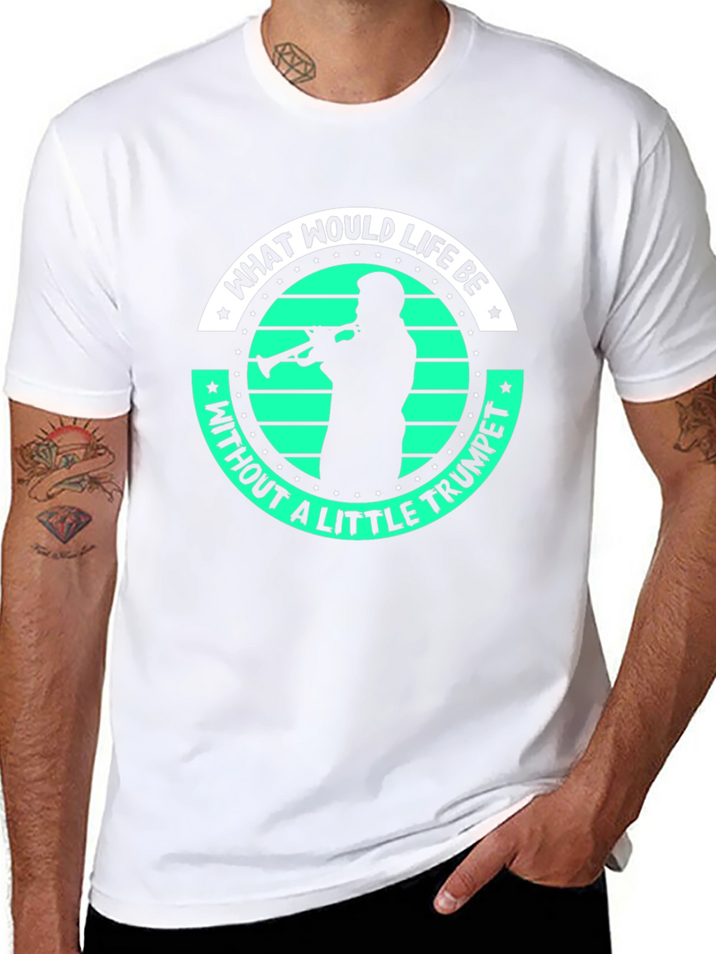 Trumpet Player Graphic T-Shirt