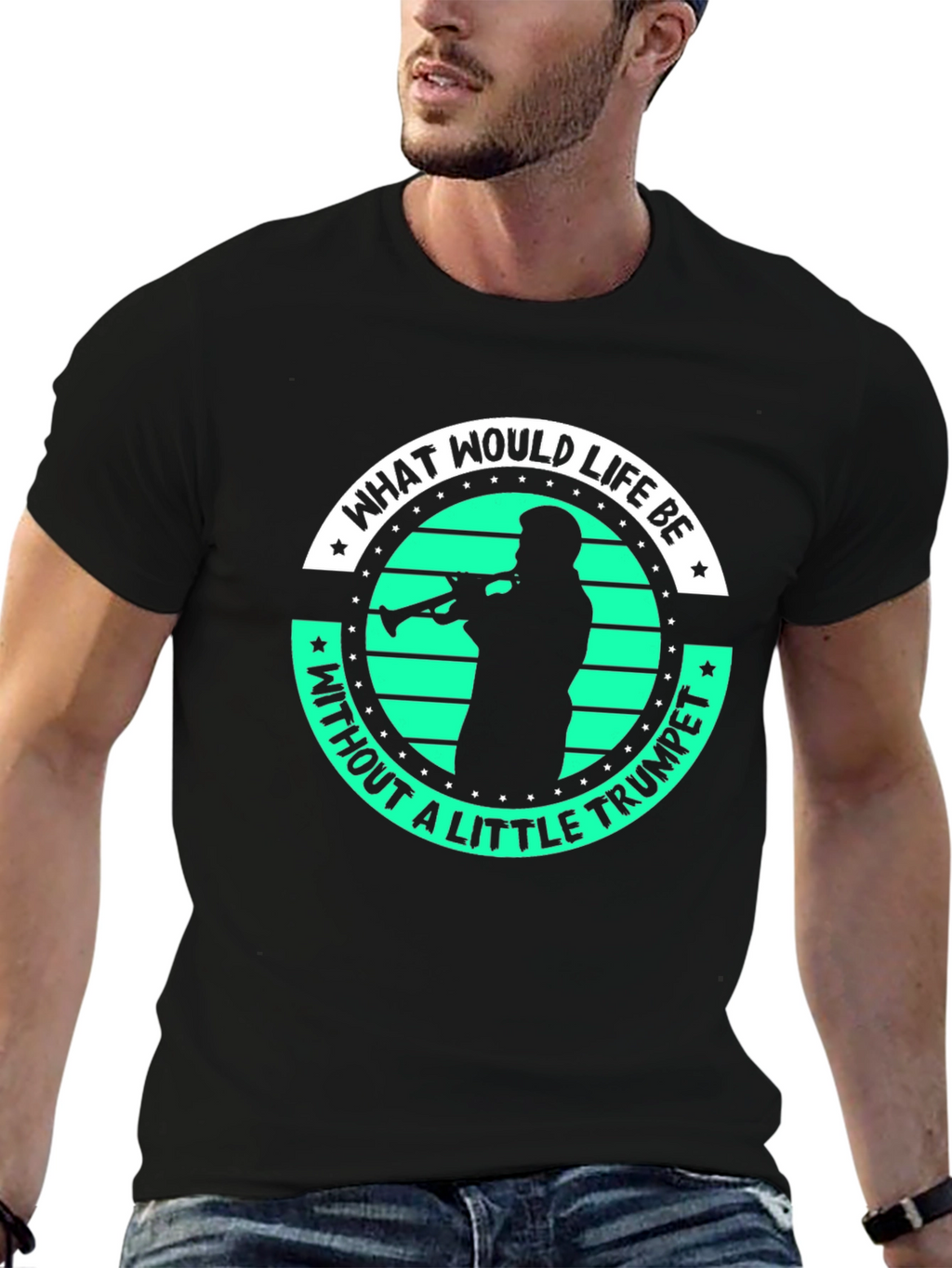 Trumpet Player Graphic T-Shirt