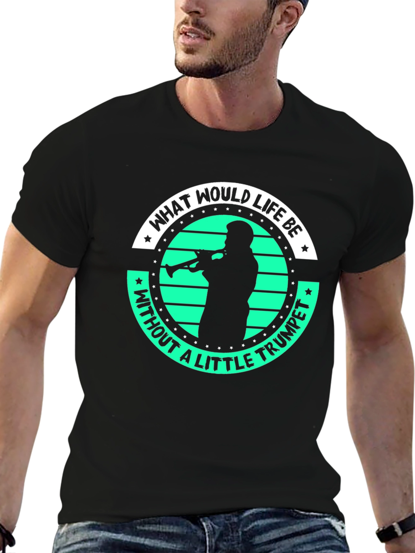 Trumpet Player Graphic T-Shirt