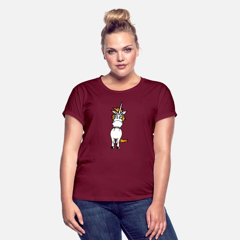 Unicorn Silly Funny Hilarious Face Witty Cartoon