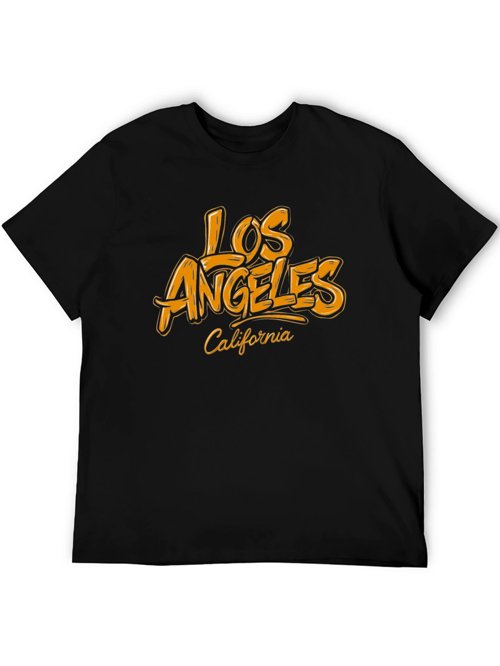 Los Angeles California Black Graphic Tee